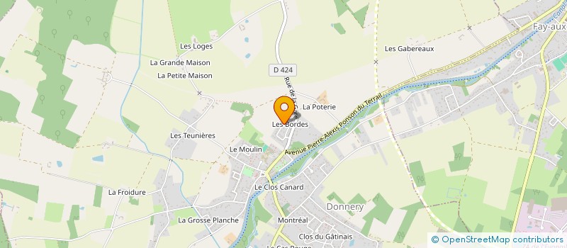 localisation de l'entreprise MADAME GAELLE WORGELD  DONNERY