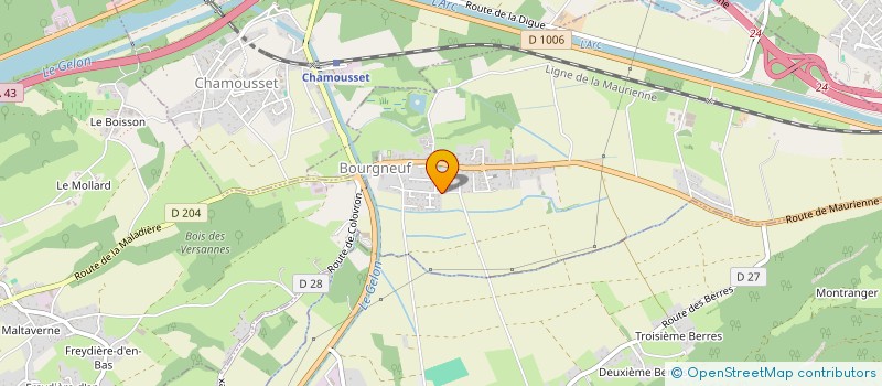 localisation de l'entreprise MADAME GAELLE ZUBRIC  BOURGNEUF