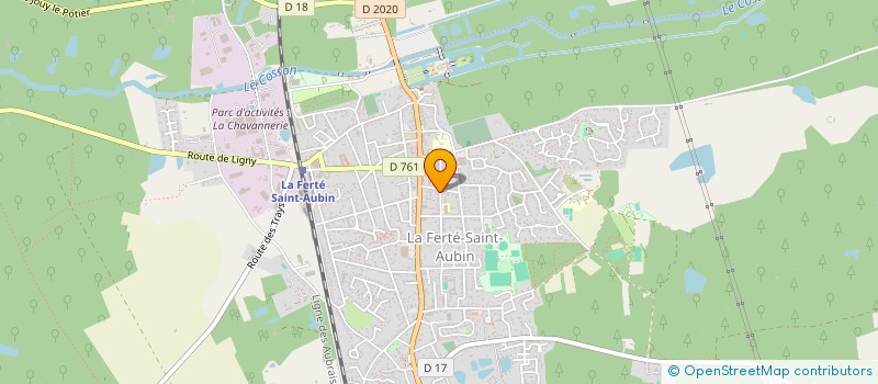 localisation de l'entreprise MADAME GAETAN JULIEN à LA FERTE-SAINT-AUBIN