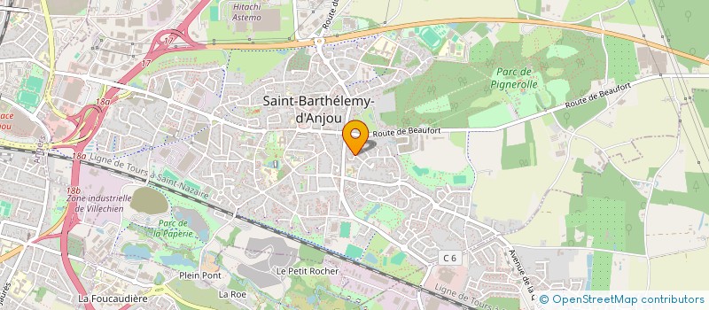 localisation de l'entreprise MADAME GAETANA MARINO à SAINT-BARTHELEMY-D'ANJOU