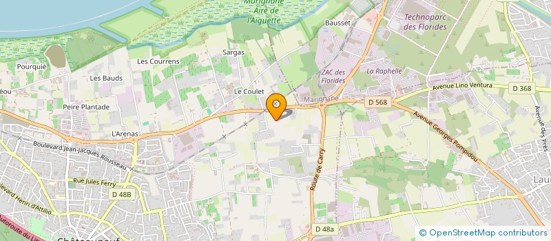 localisation de l'entreprise MADAME GAETANA PICONE  CHATEAUNEUF-LES-MARTIGUES
