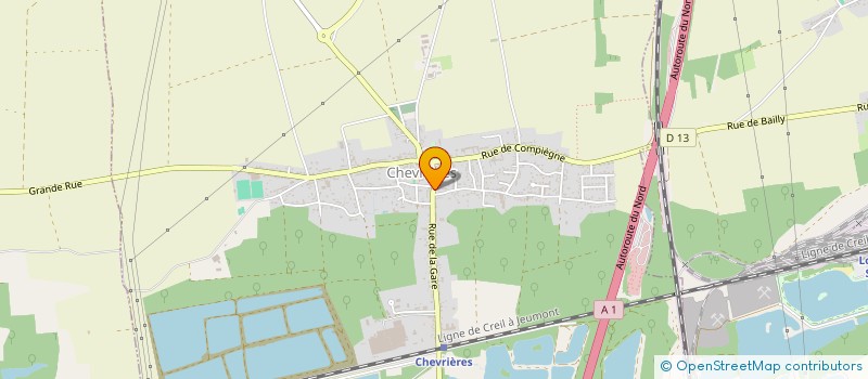 localisation de l'entreprise MADAME GAETANE BLANDIN DE CHALAIN  CHEVRIERES