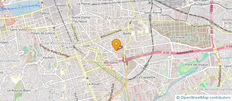 localisation de l'entreprise MADAME GAETANE BRUNET  MARSEILLE