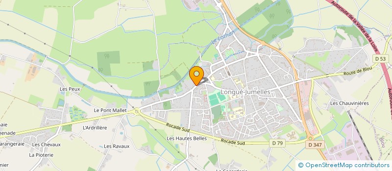 localisation de l'entreprise MADAME GAETANE CORNUAULT  LONGUE-JUMELLES