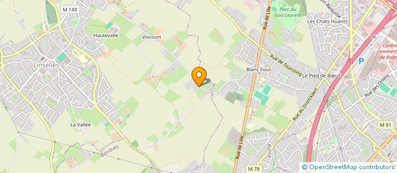 localisation de l'entreprise MADAME GAETANE DELCOURT  LINSELLES