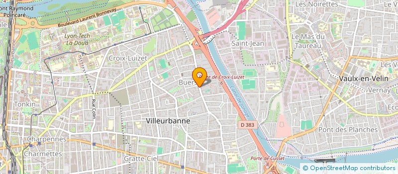 localisation de l'entreprise MADAME GAETANE DENIZ  VILLEURBANNE