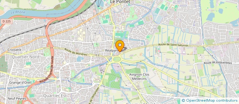 localisation de l'entreprise MADAME GAETANE DEVAMBEZ  LE PONTET