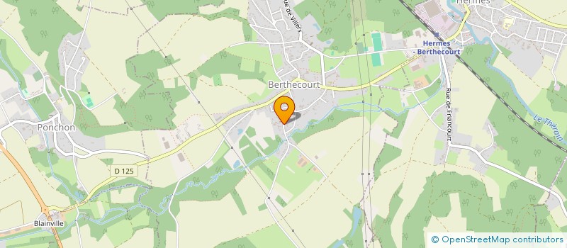 localisation de l'entreprise MADAME GAETANE FOURNIER  BEAUVAIS