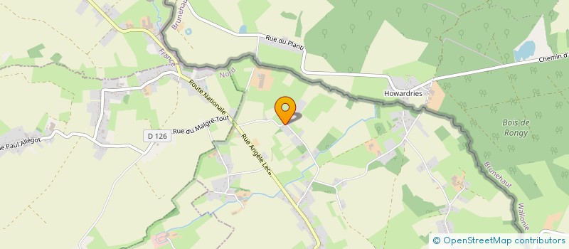 localisation de l'entreprise MADAME GAETANE FREDERIC  RUMEGIES