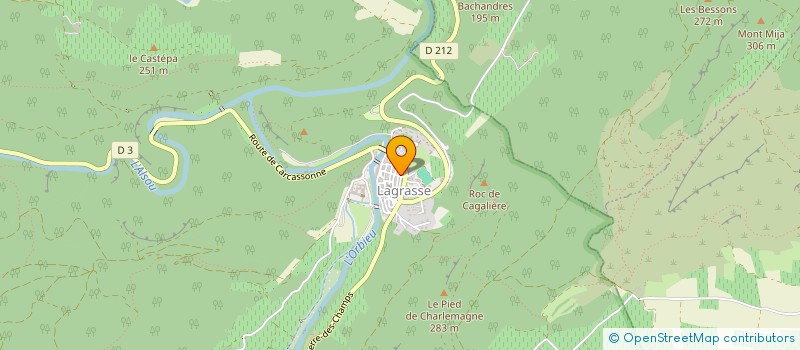 localisation de l'entreprise MADAME GAETANE GRAUWELS  LAGRASSE