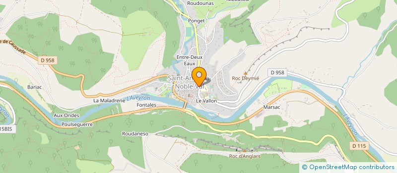 localisation de l'entreprise MADAME GAETANE LE SAOUT  SAINT-ANTONIN-NOBLE-VAL