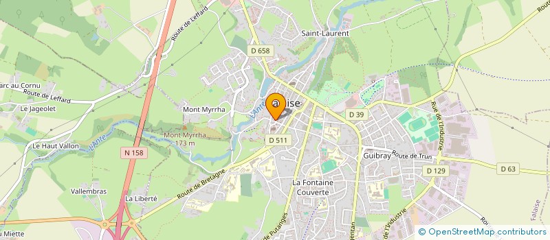 localisation de l'entreprise MADAME GAETANE LECOURT  FALAISE