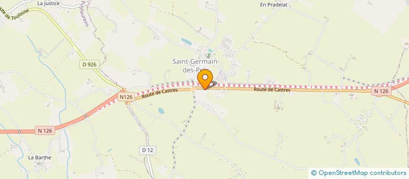 localisation de l'entreprise MADAME GAETANE RIBOTTON  PUYLAURENS