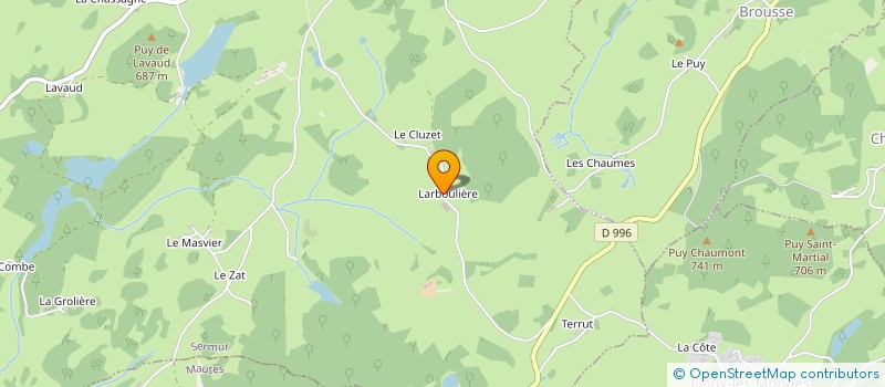 localisation de l'entreprise MADAME GAETANE ROULLAUD  SERMUR