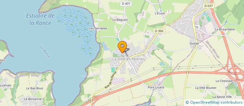 localisation de l'entreprise MADAME GAETANE VALLOIR  LA VILLE-ES-NONAIS