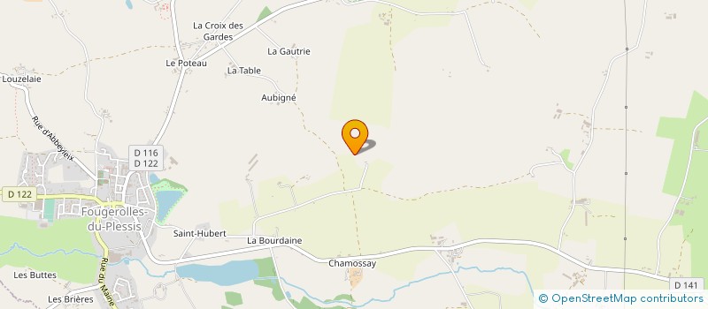 localisation de l'entreprise MADAME GAETANNE MAHIAS à FOUGEROLLES-DU-PLESSIS