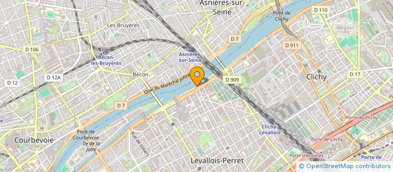localisation de l'entreprise MADAME GAIA FALVISANER à LEVALLOIS-PERRET