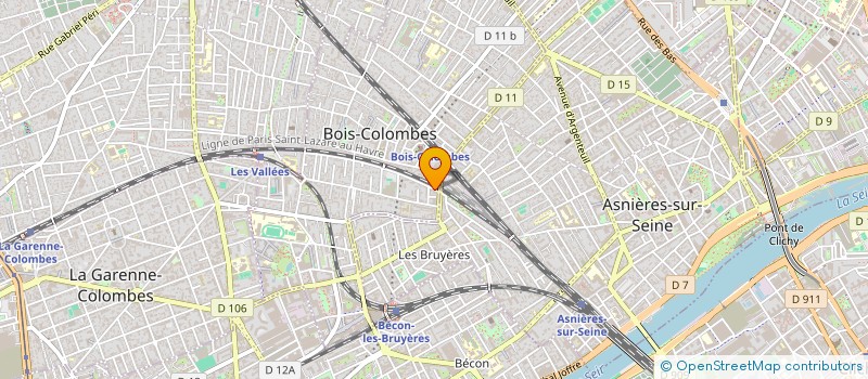 localisation de l'entreprise MADAME GAIA KRISTI SANDRA LEMMENS à BOIS-COLOMBES