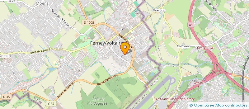 localisation de l'entreprise MADAME GAIA LANFRANCHI à FERNEY-VOLTAIRE