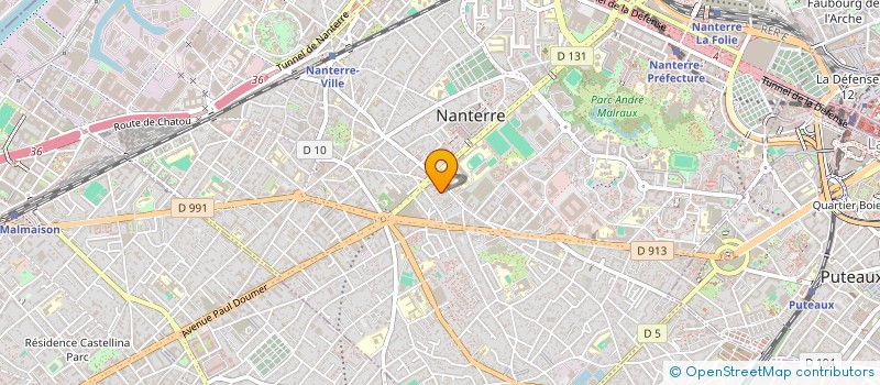 localisation de l'entreprise MADAME GAIA LEGOY  NANTERRE