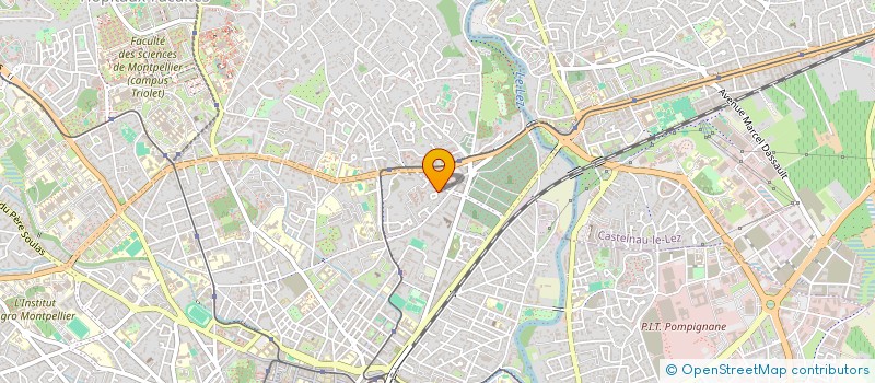 localisation de l'entreprise MADAME GAIA SANCHEZ  MONTPELLIER