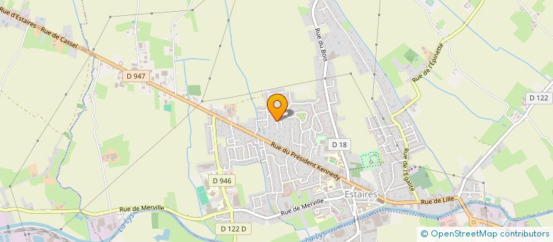 localisation de l'entreprise MADAME GAIANE BRIOIT  ESTAIRES