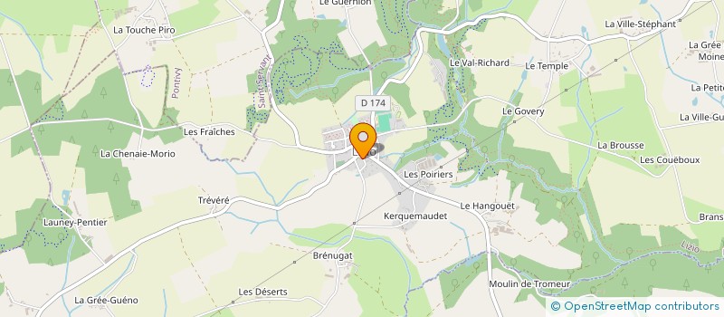 localisation de l'entreprise MADAME GAIANE GUERINEAU à LIZIO
