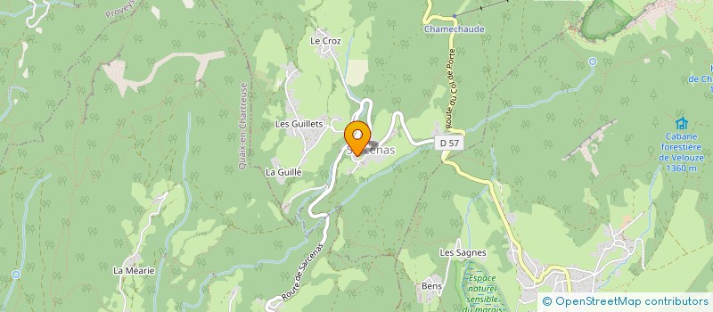 localisation de l'entreprise MADAME GAID MOULIN  SARCENAS