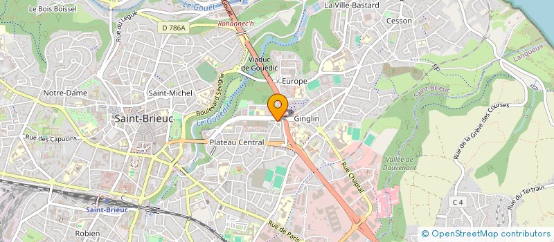 localisation de l'entreprise MADAME GAIDIG LE CAROFF à SAINT-BRIEUC