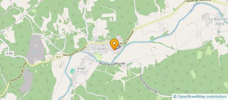localisation de l'entreprise MADAME GAIL BRISTOW  CUBJAC-AUVEZERE-VAL D'ANS