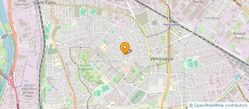 localisation de l'entreprise MADAME GAINA KPOMBIWE KEMBA  VENISSIEUX