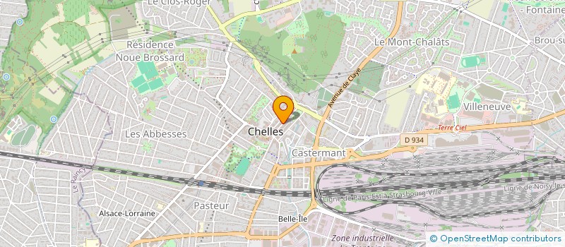 localisation de l'entreprise MADAME GALA GARIDOU  CHELLES