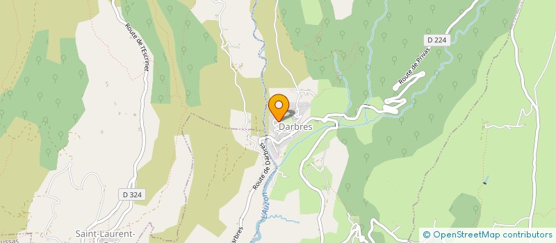 localisation de l'entreprise MADAME GALA GRZYBOWSKI  DARBRES