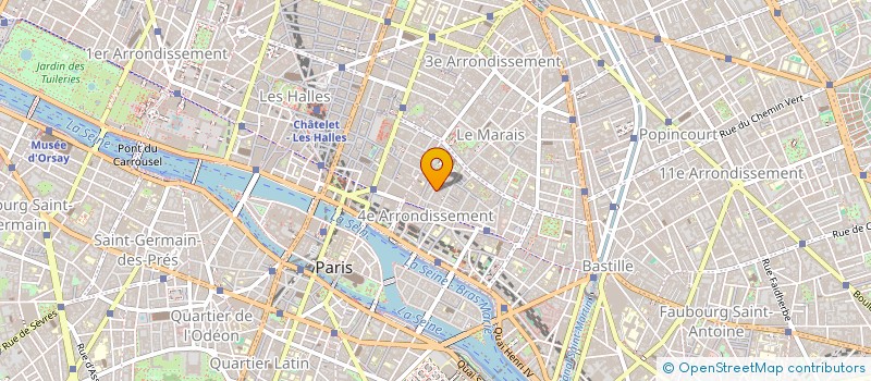 localisation de l'entreprise MADAME GALATEE PESTRE  PARIS