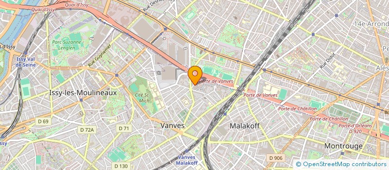 localisation de l'entreprise MADAME GALE PRAWDA à VANVES