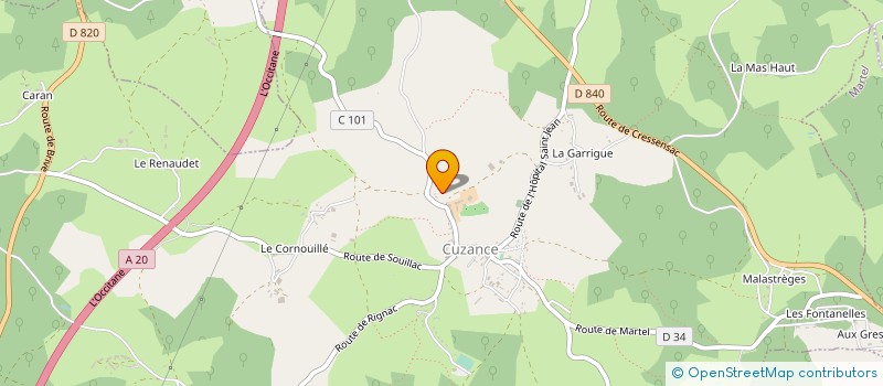 localisation de l'entreprise MADAME GALENA MARIGNIER à GIGNAC