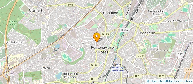 localisation de l'entreprise MADAME GALIA CABRERA MOREIRA à FONTENAY-AUX-ROSES