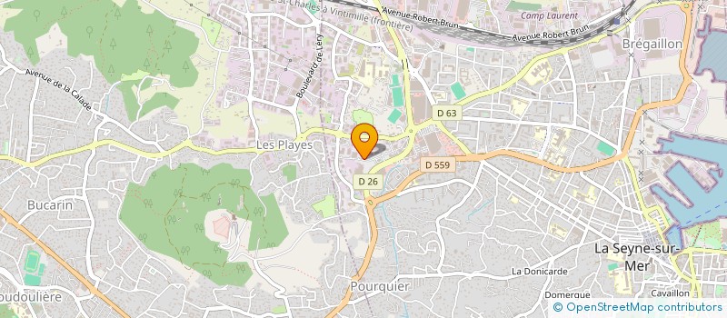 localisation de l'entreprise MADAME GALIA IBRAGUIMOVA à LA SEYNE-SUR-MER