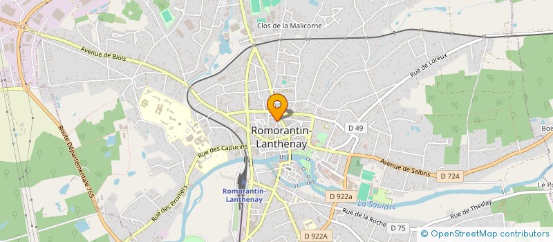 localisation de l'entreprise MADAME GALICIA GINER  ROMORANTIN-LANTHENAY