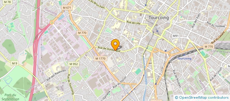 localisation de l'entreprise MADAME GALINA GREBENIUC  TOURCOING