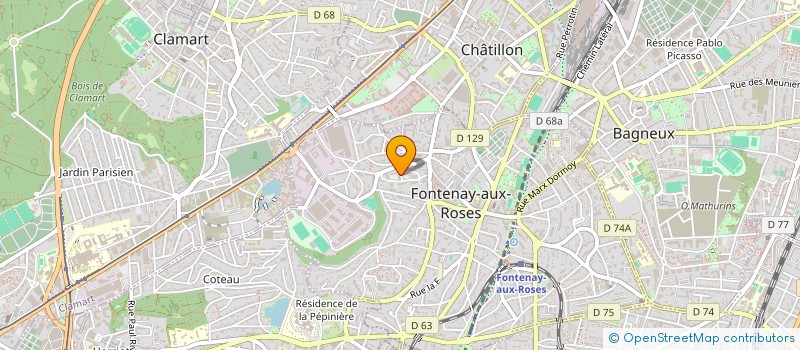 localisation de l'entreprise MADAME GALINA LEU à FONTENAY-AUX-ROSES