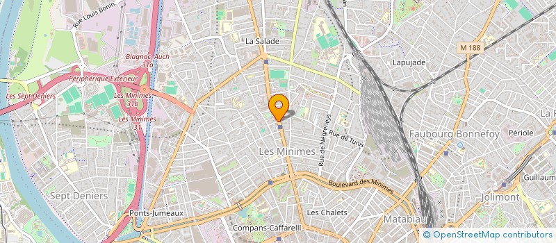 localisation de l'entreprise MADAME GALINA PANINA  TOULOUSE