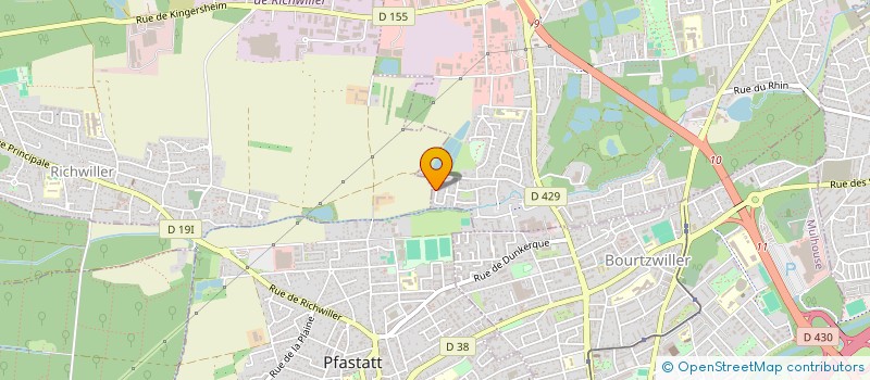 localisation de l'entreprise MADAME GALINA PIKALOVA  KINGERSHEIM