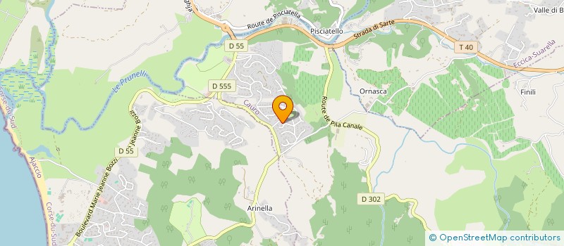 localisation de l'entreprise MADAME GALINA ROBIN  CAURO