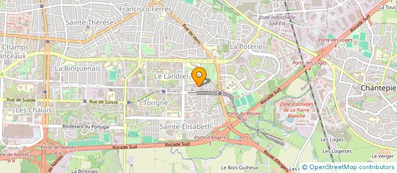 localisation de l'entreprise MADAME GALINA TVERDOHLEB  RENNES