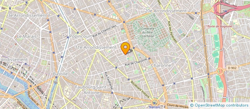 localisation de l'entreprise MADAME GALLINA NDEKE  PARIS