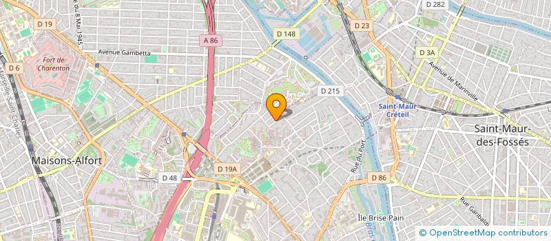 localisation de l'entreprise MADAME GALLINA PLACID JOGARAJ  CRETEIL