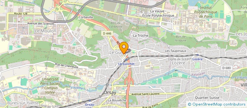 localisation de l'entreprise MADAME GALPHA NGAMBOU  ORSAY