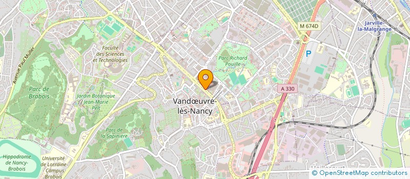 localisation de l'entreprise MADAME GAMILA MOUSHTUHA à VANDŒUVRE-LES-NANCY