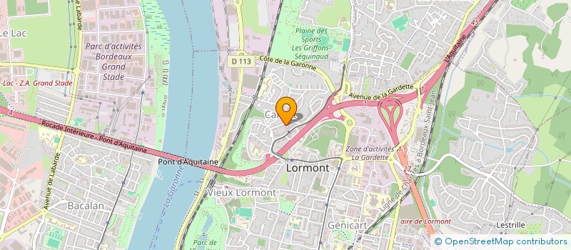 localisation de l'entreprise MADAME GAMZE YAVUZ  LORMONT